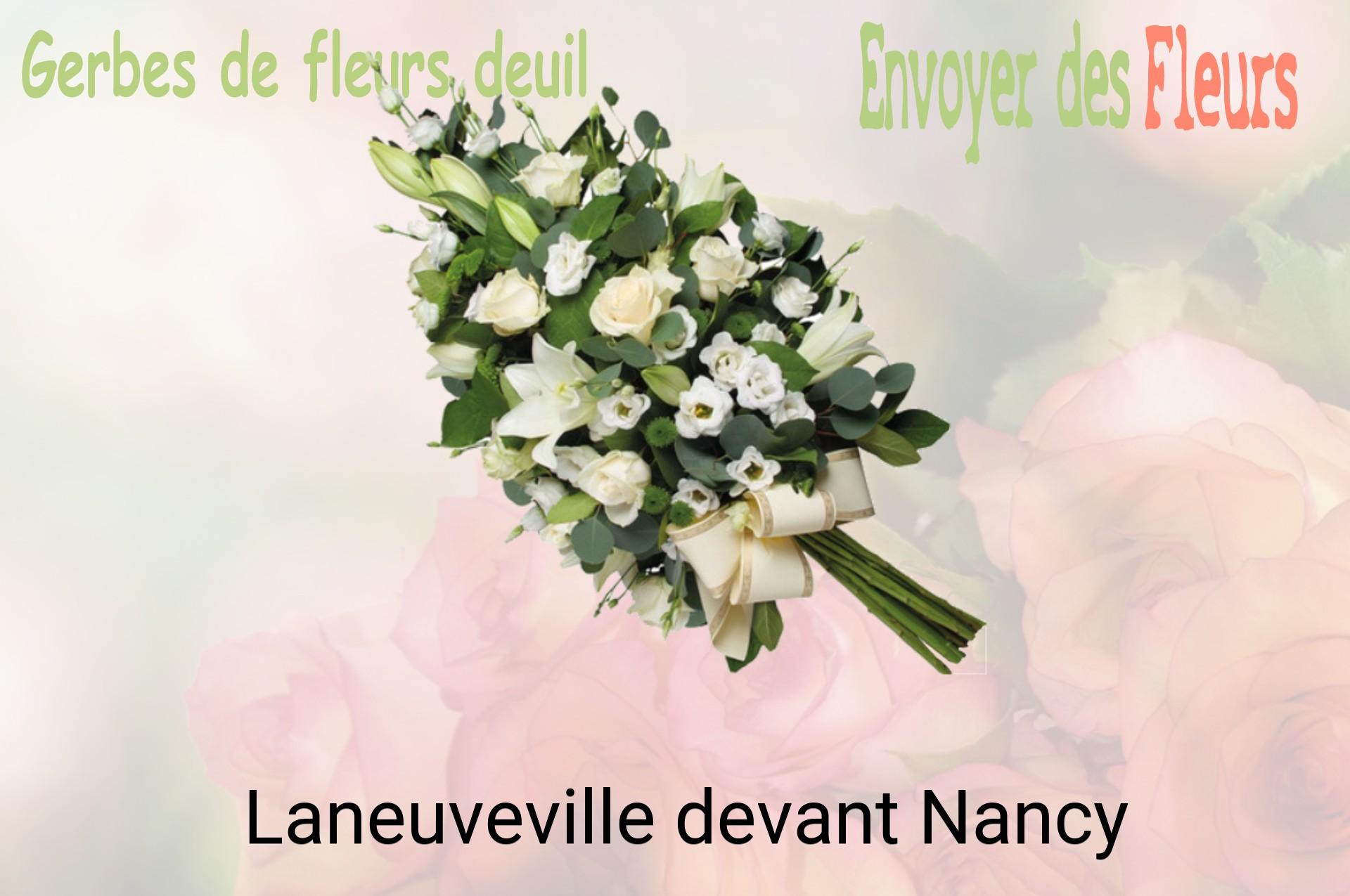 Gerbe de fleurs de deuil livrée à Laneuveville-devant-Nancy